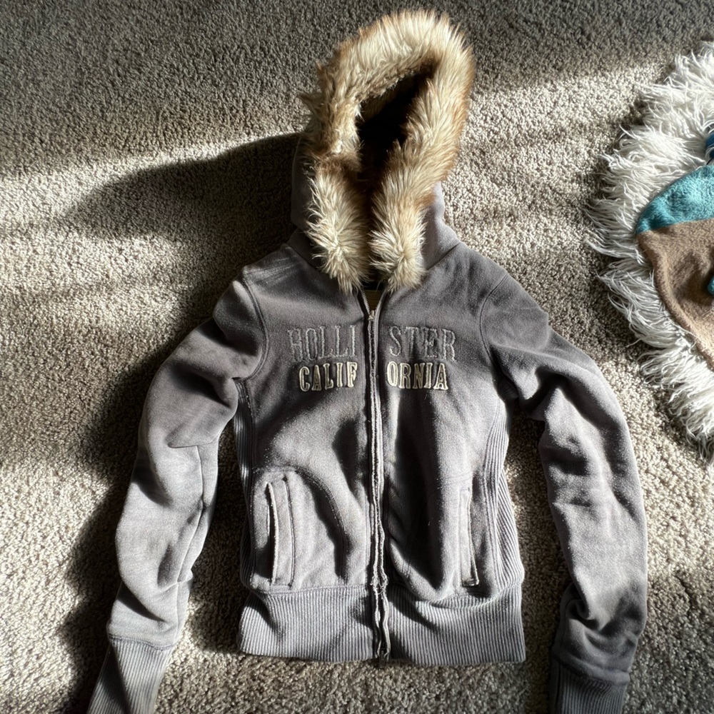 Hollister Fur Jacket